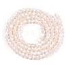 Opaque Solid Color Electroplate Glass Beads Strands EGLA-A039-P2mm-A06-3