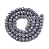 Opaque Solid Color Imitation Jade Glass Beads Strands LS-EGLA-A044-P6mm-D10-3