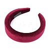 Flocking Cloth Sponge Thick Hairbands OHAR-O018-04G-2