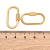 304 Stainless Steel Screw Carabiner Lock Charms X-STAS-K192-01G-A-3