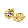 Long-Lasting Plated Brass Pendants KK-K387-01A-G-2