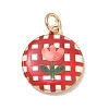 Printed Brass Pendants KK-CBA9B3D-02G-07-1
