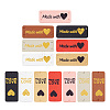 Biyun 84Pcs 14 Style Imitation Leather Labels DIY-BY0001-04-8