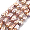 Natural Nucleated Pearl Beads Strands PEAR-B004-15C-04D-2