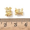Brass Bead Caps KK-B166-18G-2