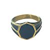 304 Stainless Steel with Glass Finger Rings for Men FS-WGAAEBE-01-1
