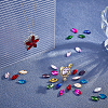 192Pcs 12 Colors Glass Rhinestone Cabochons GLAA-PH0004-37-4
