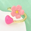 Brass Cuff Open Rings for Women KK-CBA17E5-03G-01-1
