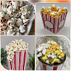 80Pcs 8 Styles Plastic Popcorn Miniature Ornaments RESI-SC0006-92-5