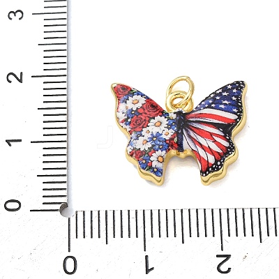 Printed Brass Pendants KK-CBA8989-02A-1