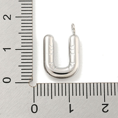 Non-Tarnish 304 Stainless Steel Pendants STAS-C102-15P-U-1