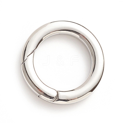 Tarnish Resistant 304 Stainless Steel Spring Gate Rings STAS-I133-14C-1