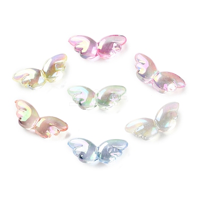 Transparent UV Plating Acrylic Beads PACR-D288-15-1