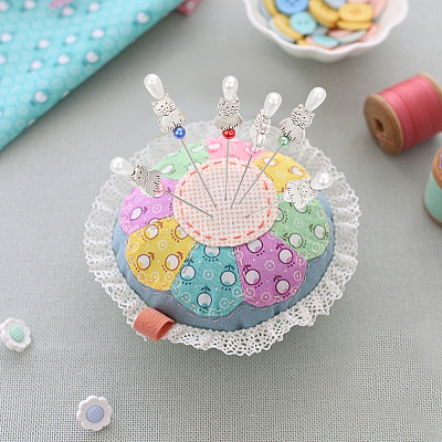 50Pcs 5 Colors Iron Head Pins DIY-AB00031-1