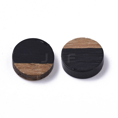 Resin & Wood Cabochons RESI-S358-70-H30-1