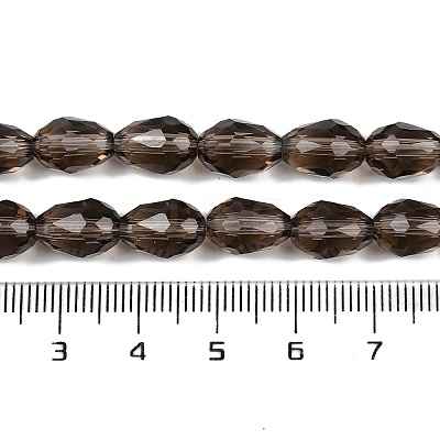 Transparent Glass Beads Strands EGLA-N013-T8mm-D27-1