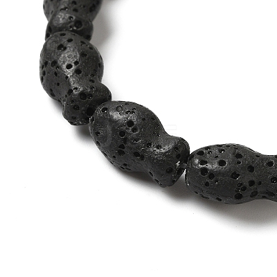 Natural Lava Rock Beads Strands G-U007-01L-1