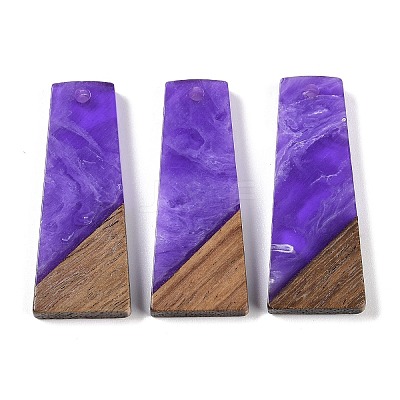 Resin & Wood Pendants WOOD-F015-04A-1