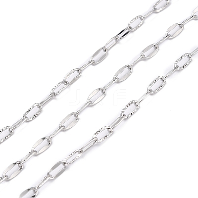 Tarnish Resistant 304 Stainless Steel Cable Chains CHS-D033-05P-01-1