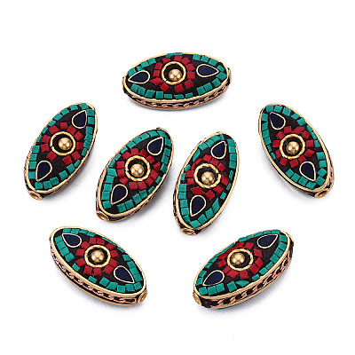 Handmade Indonesia Beads IPDL-E008-04A-1