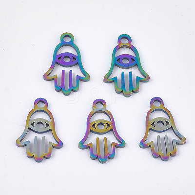 Ion Plating(IP) 201 Stainless Steel Charms STAS-Q201-JN187-1