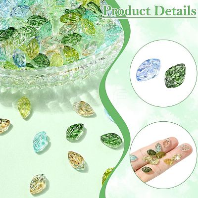 100Pcs Handmade Lampwork Beads LAMP-CJ0002-90-1