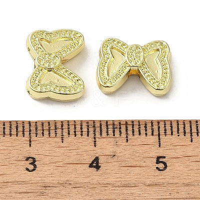 Rack Plating Alloy Beads PALLOY-P304-14G-1