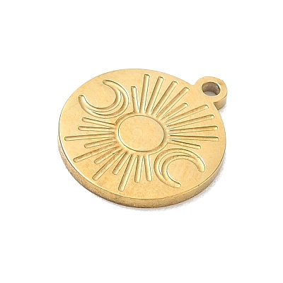 304 Stainless Steel Charms SA-CBA2714-02C-G-1