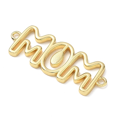 Hollow Brass Connector Charms KK-CBAE532-01J-G-1