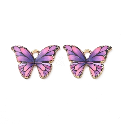 Alloy Enamel Pendants PALLOY-M200-01LG-L-1