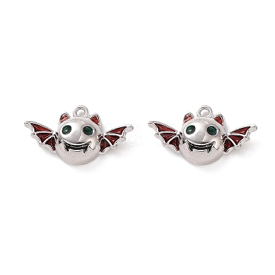 Rack Plating Alloy Enamel Pendants FIND-I037-11P-1