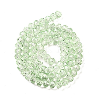 Transparent Baking Paint Glass Beads X1-DGLA-A034-T6mm-D10-1