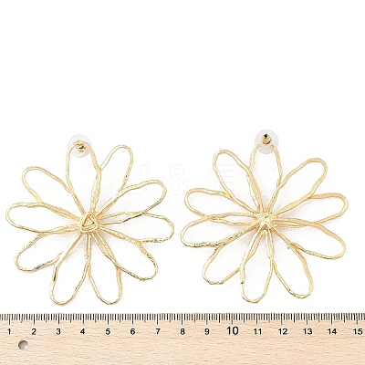 Alloy Stud Earrings LS-EJEW-D300-02G-02-1