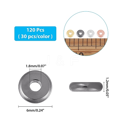 Brass Spacer Beads KK-AR0001-67-1