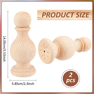 Beech Wood Headpost WOOD-WH0124-126A-1