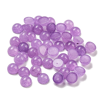 Natural White Jade Dyed Cabochons G-H309-03-16-1