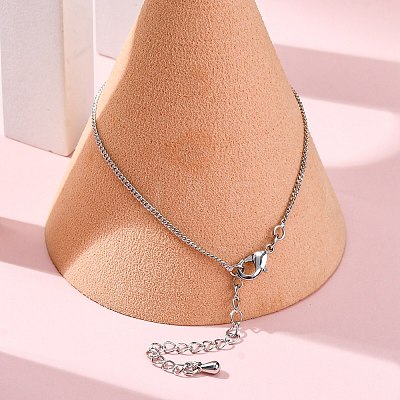 Adjustable Rack Plating Brass Curb Chain Bracelets for Women BJEW-G735-18P-1