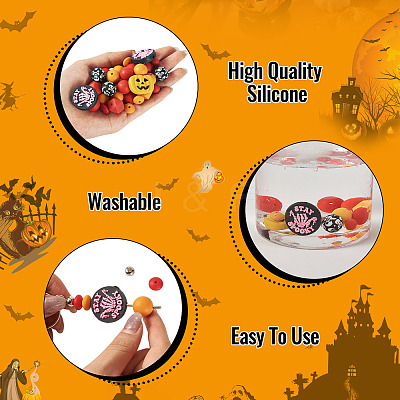 Halloween DIY Beads Findings Kits DIY-TA0014-47B-1