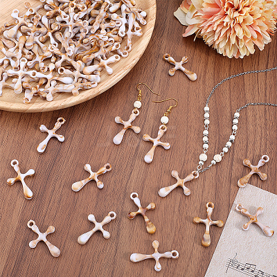 150Pcs Acrylic Pendants OACR-SP0001-07-1