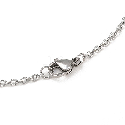 Tarnish Resistant Unisex Classic Plain 304 Stainless Steel Mens Womens Cable Chain Necklaces STAS-O037-83P-1