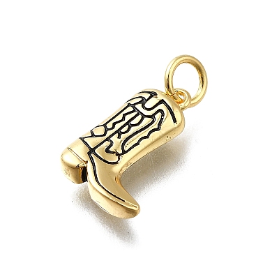 Brass Enamel Pendants KK-K400-50G-01A-1