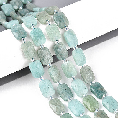Natural Amazonite Beads Strands G-T139-73-1