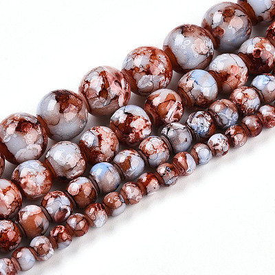 Baking Paint Glass Beads X1-DGLA-N003-10mm-A03-1