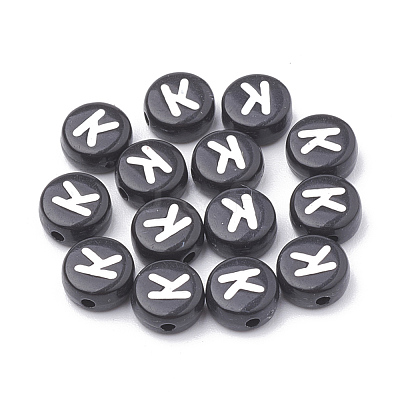Opaque Acrylic Beads SACR-N002-02K-1