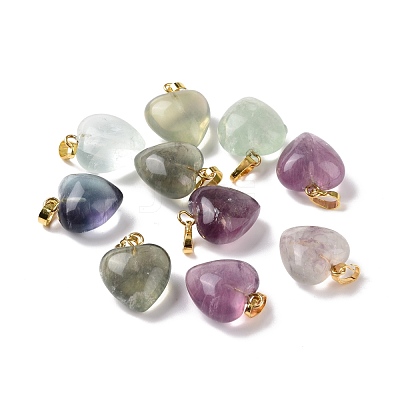 Natural Fluorite Pendants G-I311-A36-G-1