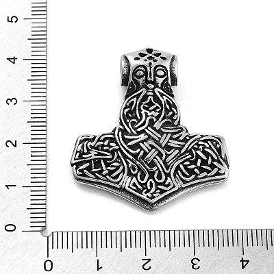 Viking 304 Stainless Steel Pendants STAS-N105-04O-AS-1