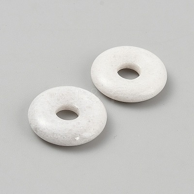 Natural White Jade Pendants G-WH0016-53G-1