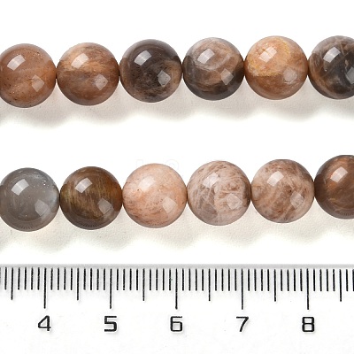 Natural Black Sunstone Beads Strands G-U009-A01-04-1