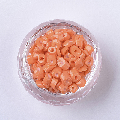 6/0 Baking Paint Glass Seed Beads SEED-S034-A11-1