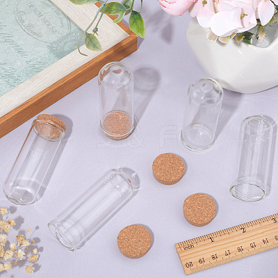 10Pcs Glass Dome Cloche Cover AJEW-SC0001-55C-1